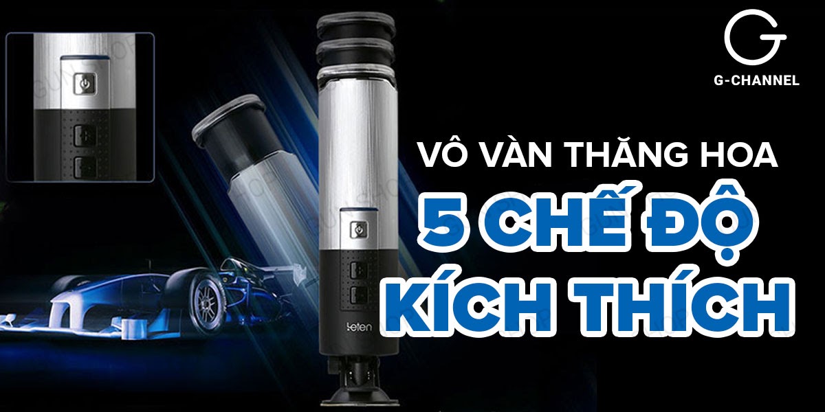 Máy làm tình Leten X-9 thụt đẩy tự động sạc điện siêu đỉnh