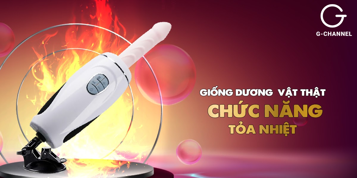 Dương Vật Giả Dính Tường 360 Độ Rung Nhiệt Kích Thích Mạnh