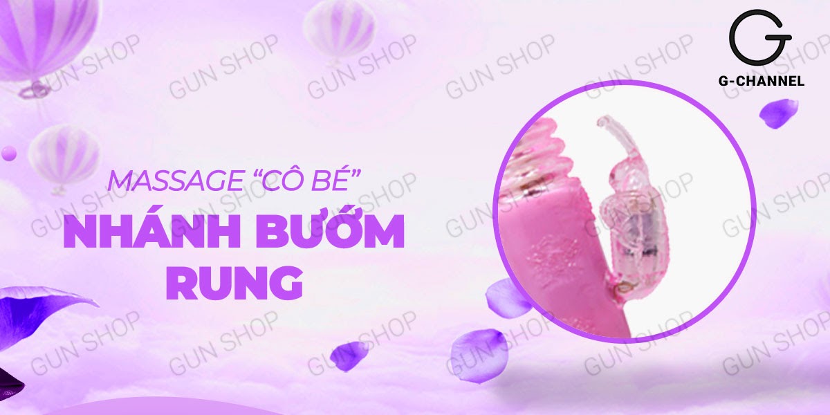 Dương vật giả rung thụt 3 tốc độ pin đa năng Butterfly Dance kích thích
