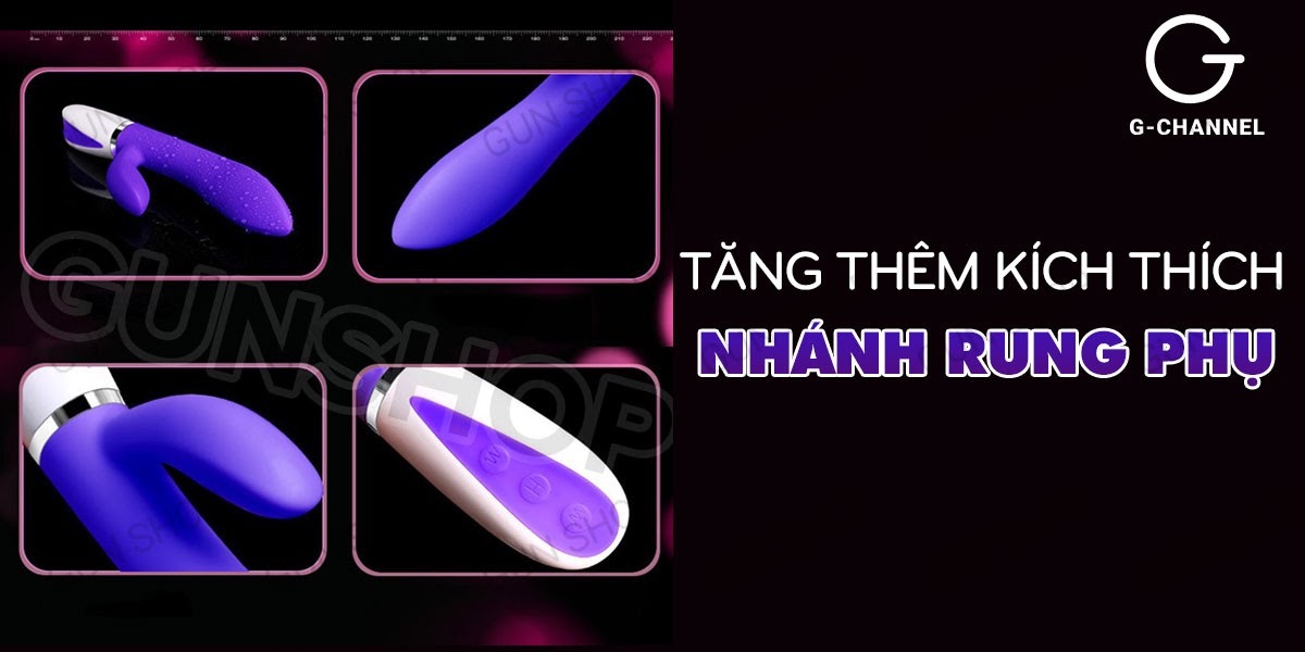 Dương vật giả Libo 2 đầu sạc điện 68 chế độ rung siêu mạnh