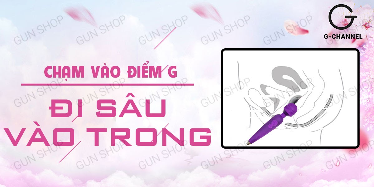 Máy massage rung đa chế độ 10 tốc độ sạc điện cao cấp, thư giãn tuyệt đỉnh