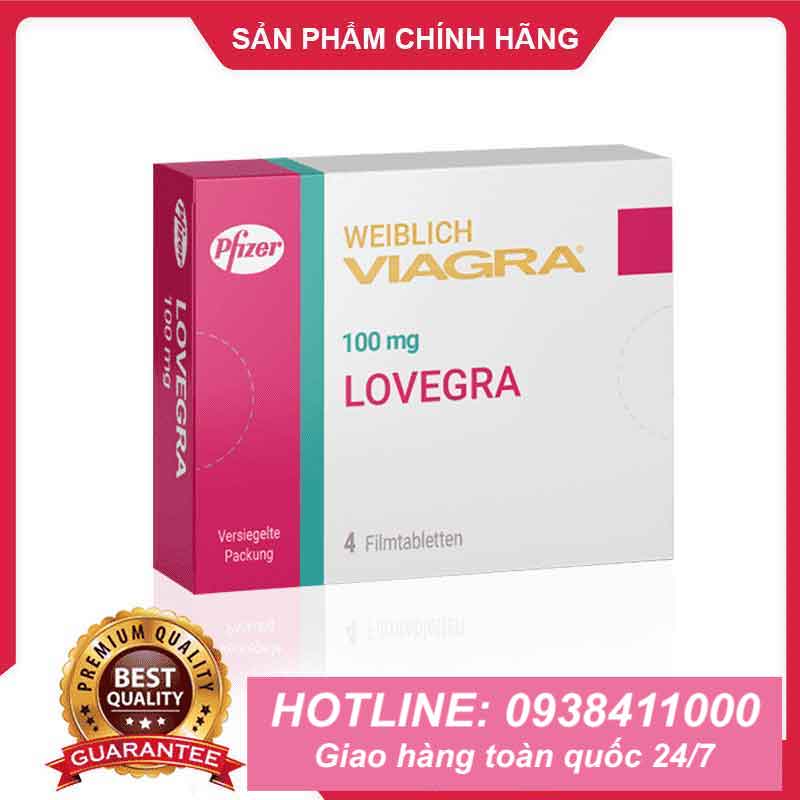 Lady Era 50mg Pfizer Mỹ viên kích thích nữ chính hãng tăng ham muốn