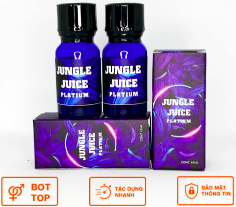 Popper Jungle Juice Platinum 10ml hương mạnh mẽ giá tốt