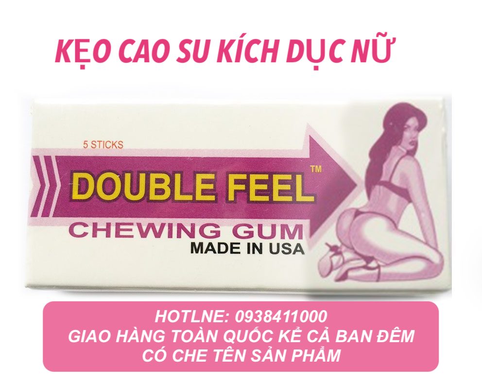 Singum Double Feel Kẹo Cao Su Kích Thích Nữ Chính Hãng Mỹ