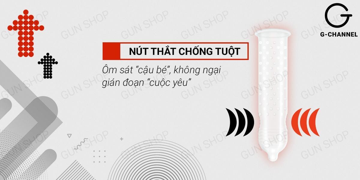 Bao cao su Azodra 4in1 hộp 12 cái tăng khoái cảm kéo dài