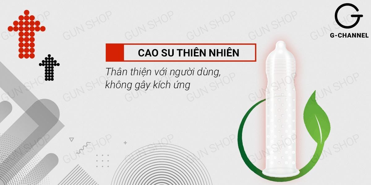 Bao cao su Azodra 4in1 hộp 12 cái tăng khoái cảm kéo dài