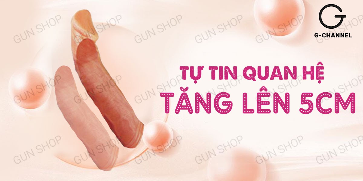 Bao cao su Big Man tăng 5cm - Đôn dên, kích thước lớn