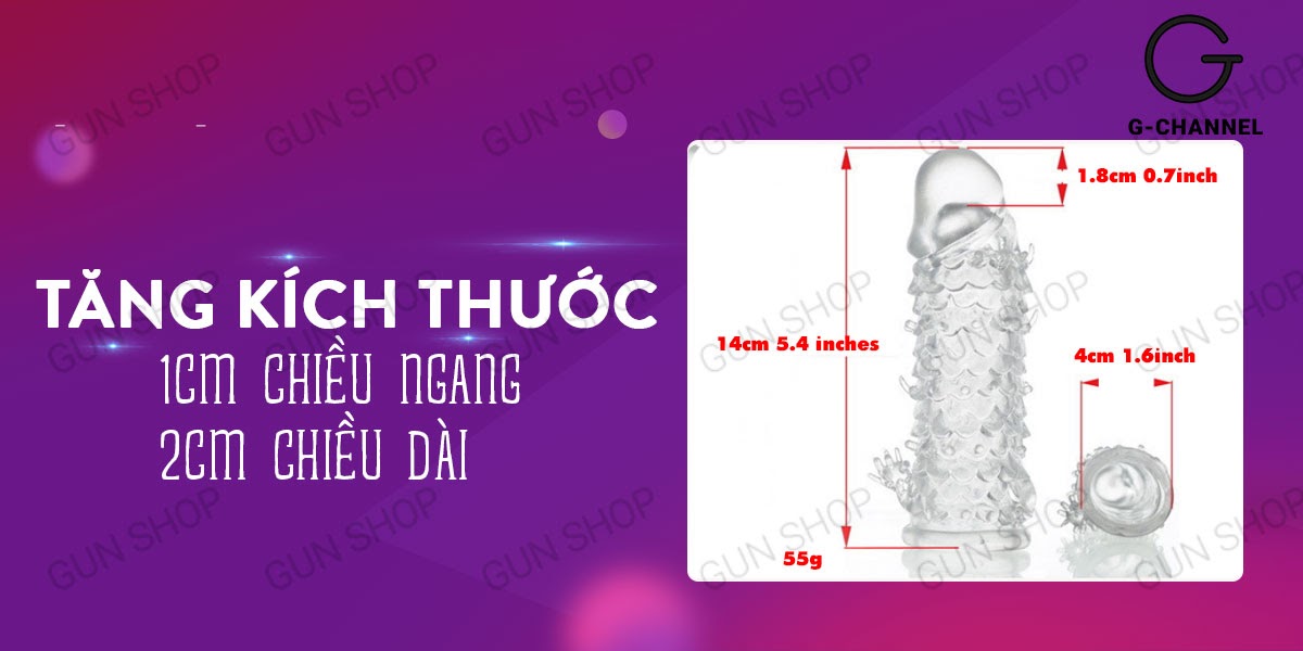 Bao cao su Baile vảy cá đôn dên kích thước kéo dài hấp dẫn