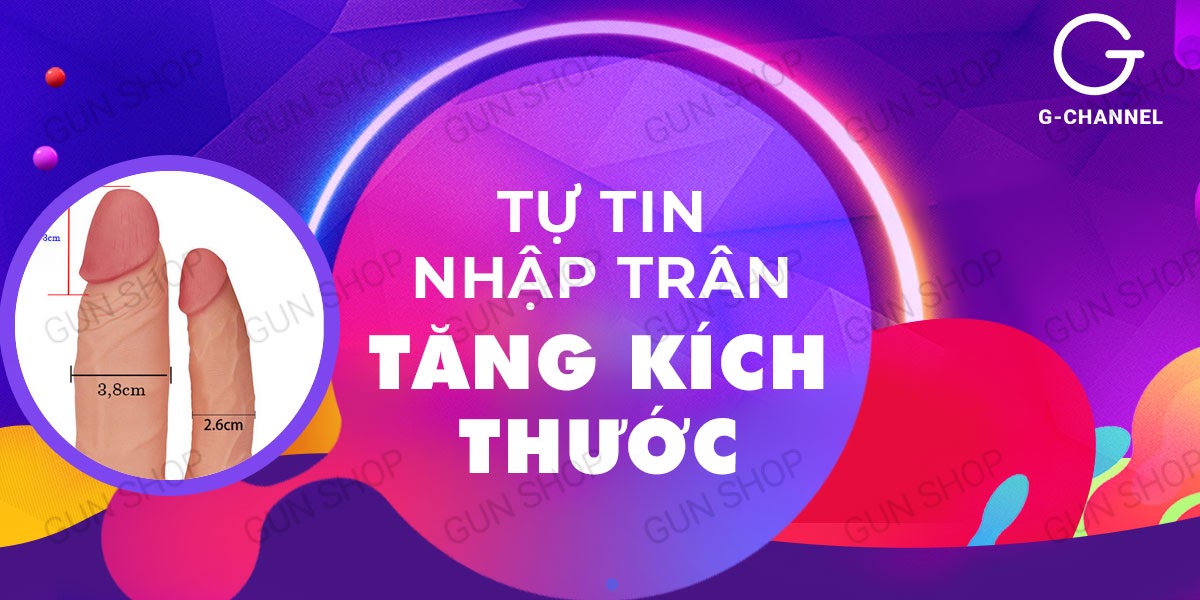 Bao Cao Su Đôn Dên Lovetoy 2 Đầu Tăng Kích Thước - Hưng Phấn