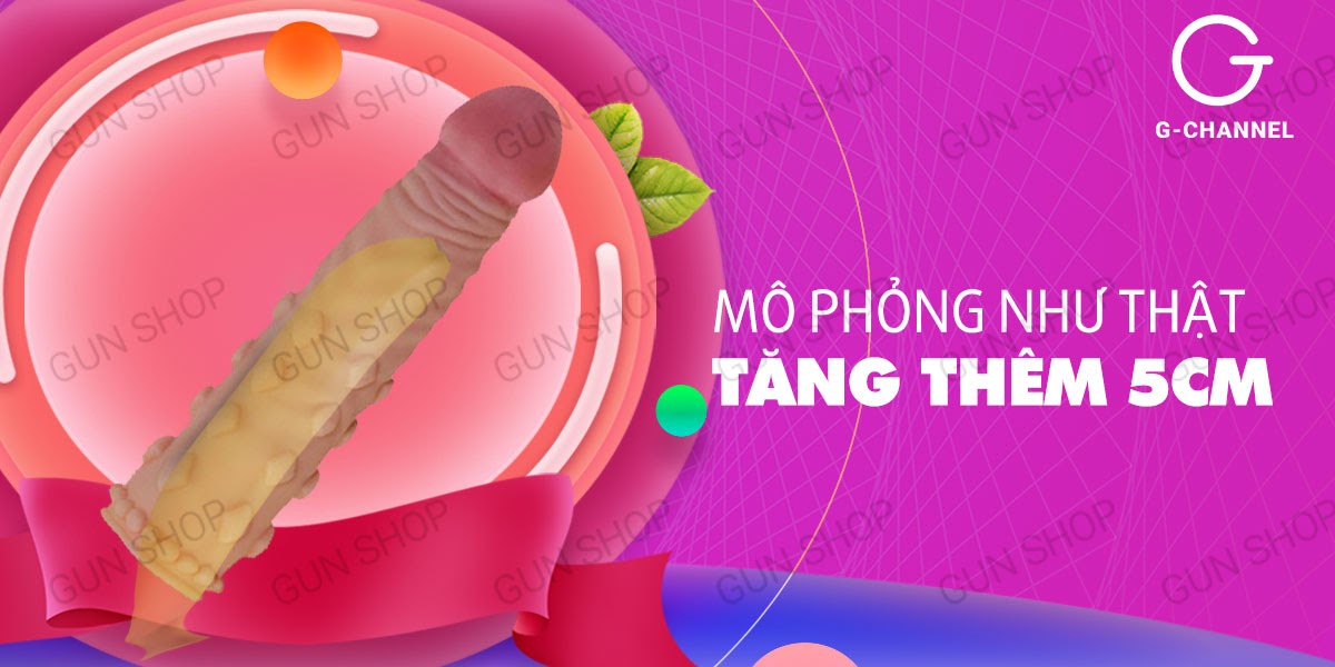 Bao cao su đôn dên Lovetoy tăng 5cm kích thước - Tăng khoái cảm