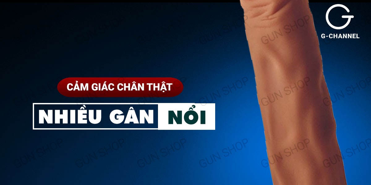 Bao cao su dên tăng kích thước Lovetoy 5cm hỗ trợ đôn dên