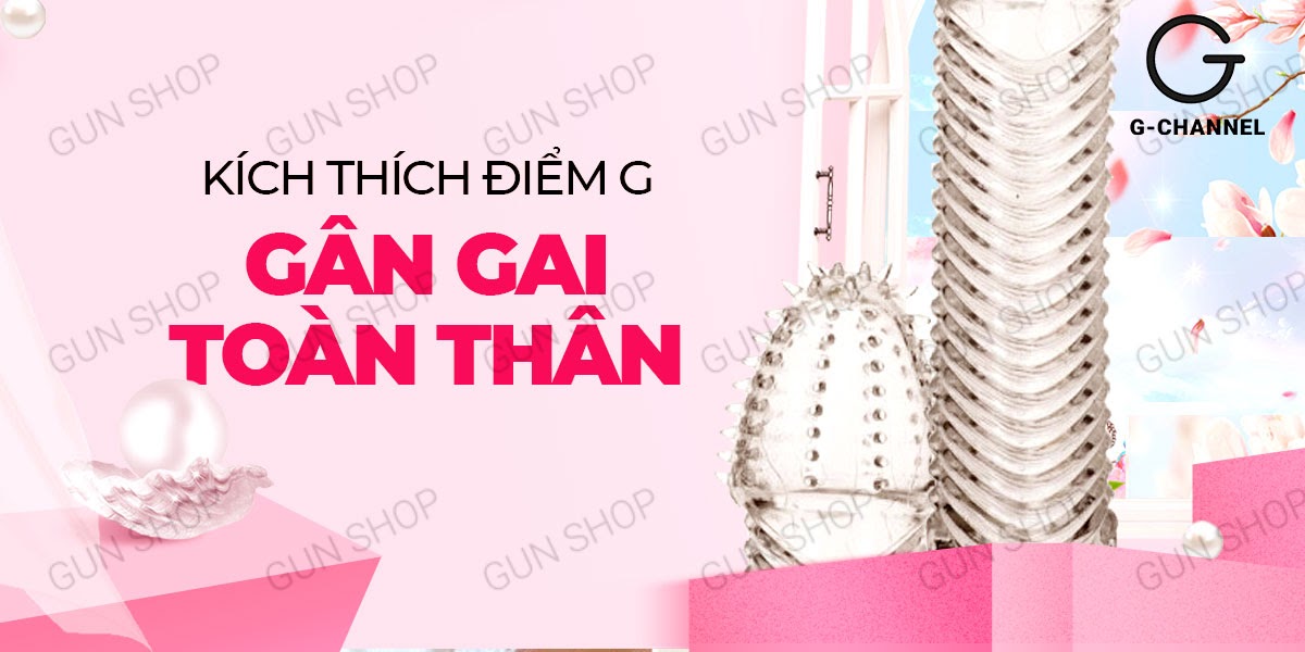 Bao cao su đôn dên Aichao gân gai kéo dài hưng phấn