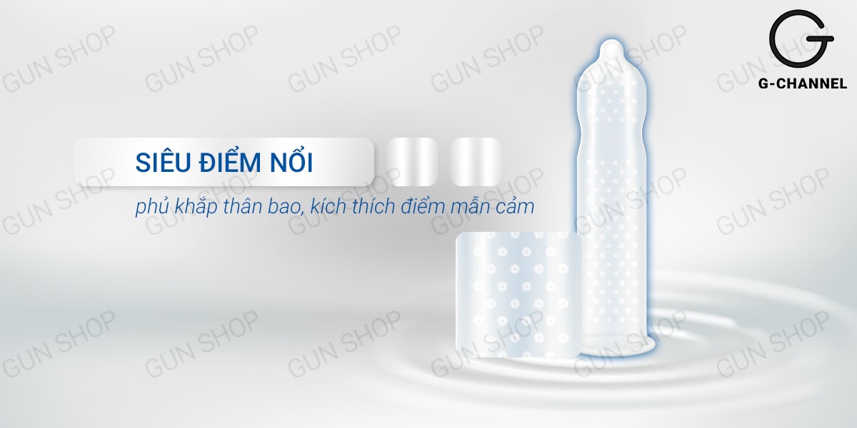 Bao cao su Innova gân gai kéo dài cuộc yêu hộp 12 cái