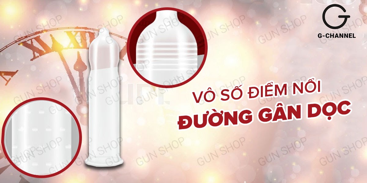 Bao cao su Shell Performaxxx 6 in 1 Kéo dài 30 Phút Hộp 3 Cái