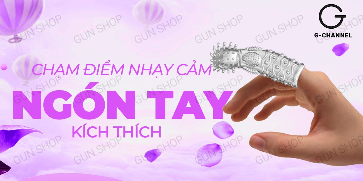 Bao Cao Su Ngón Tay Aichao A-Spot Gai Nổi Lớn Kích Thích Gia Tăng