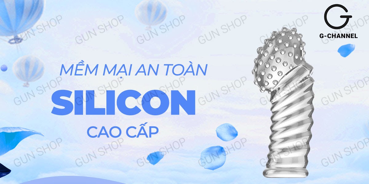 Bao Cao Su Ngón Tay Aichao G-Spot 2 Gai Nổi Lớn Kích Thích Mạnh