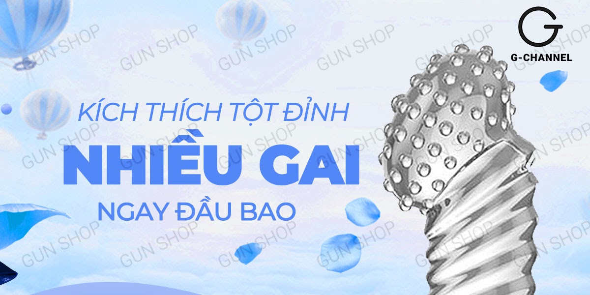 Bao Cao Su Ngón Tay Aichao G-Spot 2 Gai Nổi Lớn Kích Thích Mạnh