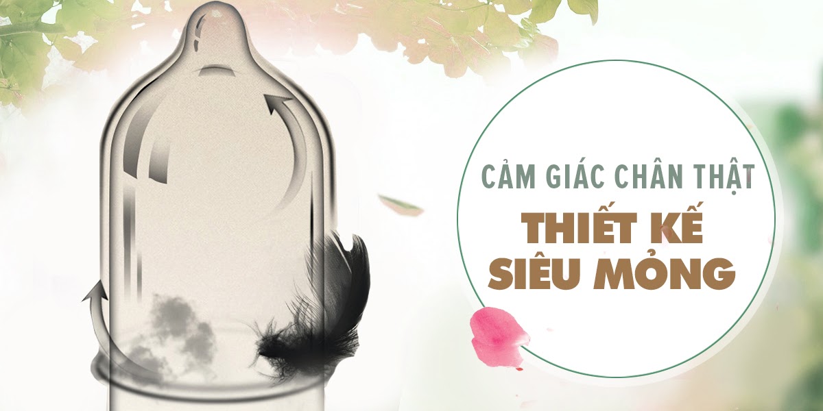 Bao cao su Quinn Nude Fit siêu mỏng vừa vặn an toàn khuyến mãi