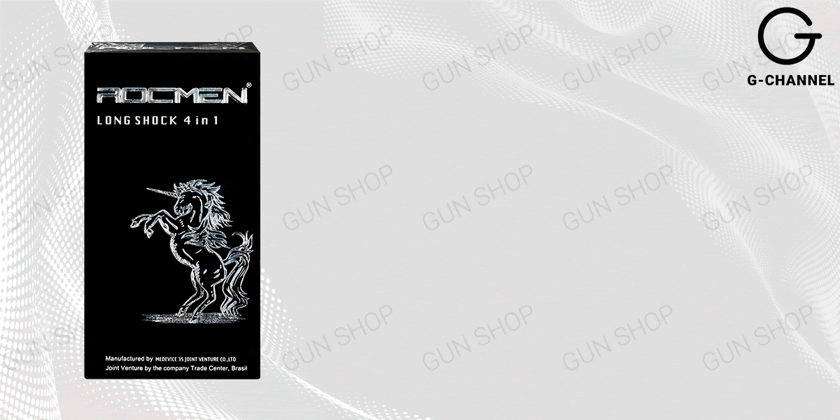 Rocmen Long Shock hộp 12 cái kéo dài thời gian quan hệ an toàn