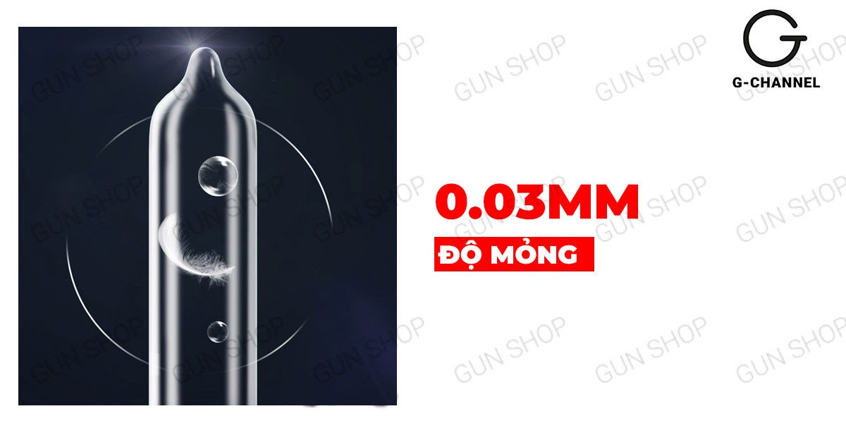 Bao cao su Runbo gân gai lớn hộp 6 chiếc an toàn thoải mái