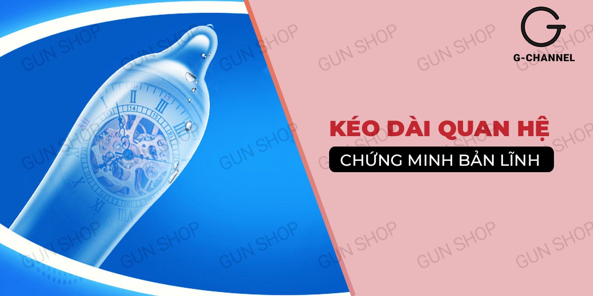 Bao cao su Toshiro Long Shock 4in1 hộp 10 cái siêu bền kéo dài