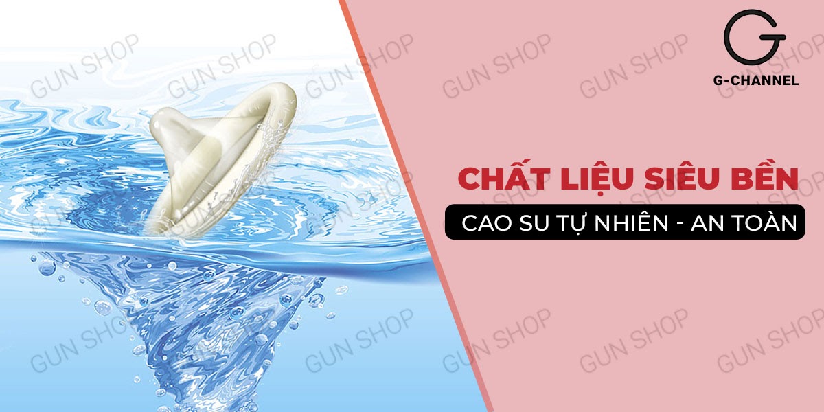 Bao cao su Toshiro Long Shock 4in1 hộp 10 cái siêu bền kéo dài