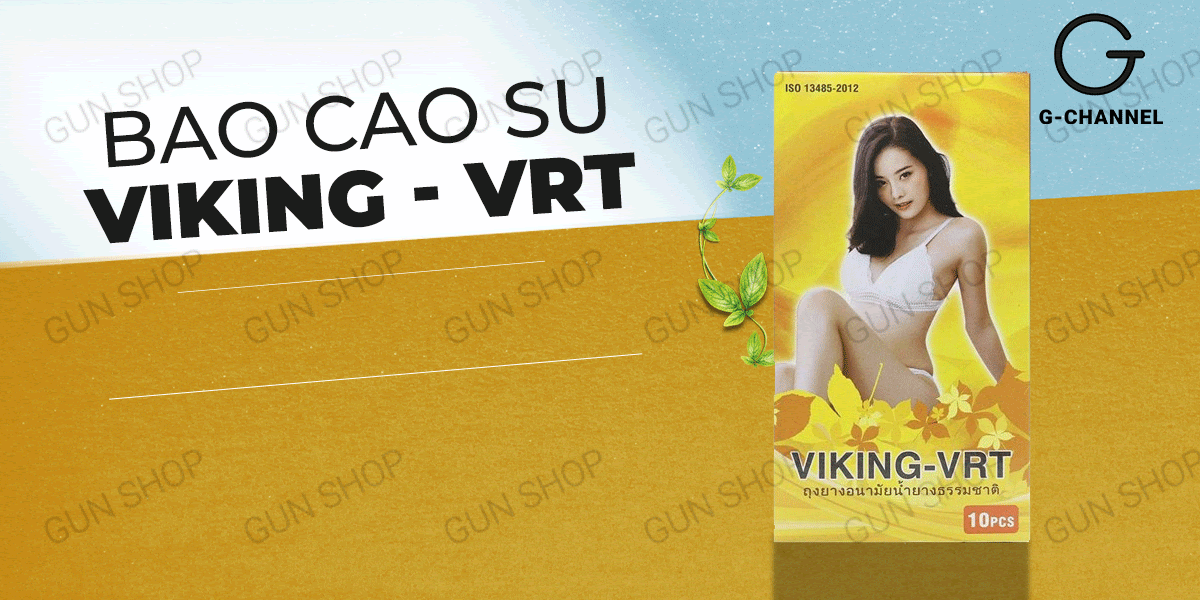 Bao Cao Su Viking Trơn Mỏng Tự Nhiên Hộp 10 Cái