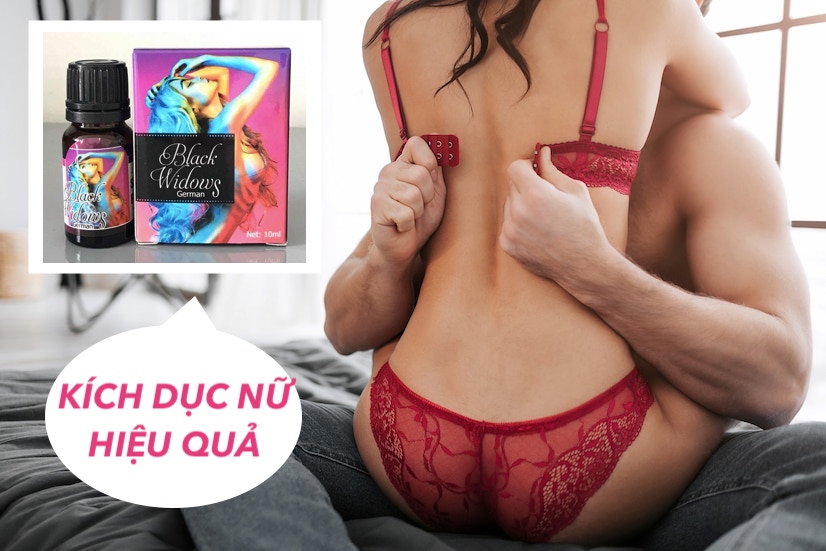 Thuốc Kích Dục Nữ Black Widow German Không Mùi Hiệu Quả Mạnh