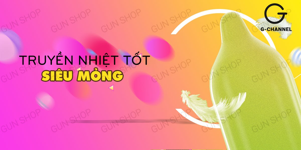 Bao Cao Su Gallant Siêu Mỏng Điểm Nổi Kích Thích - Hộp 2x3 Cái