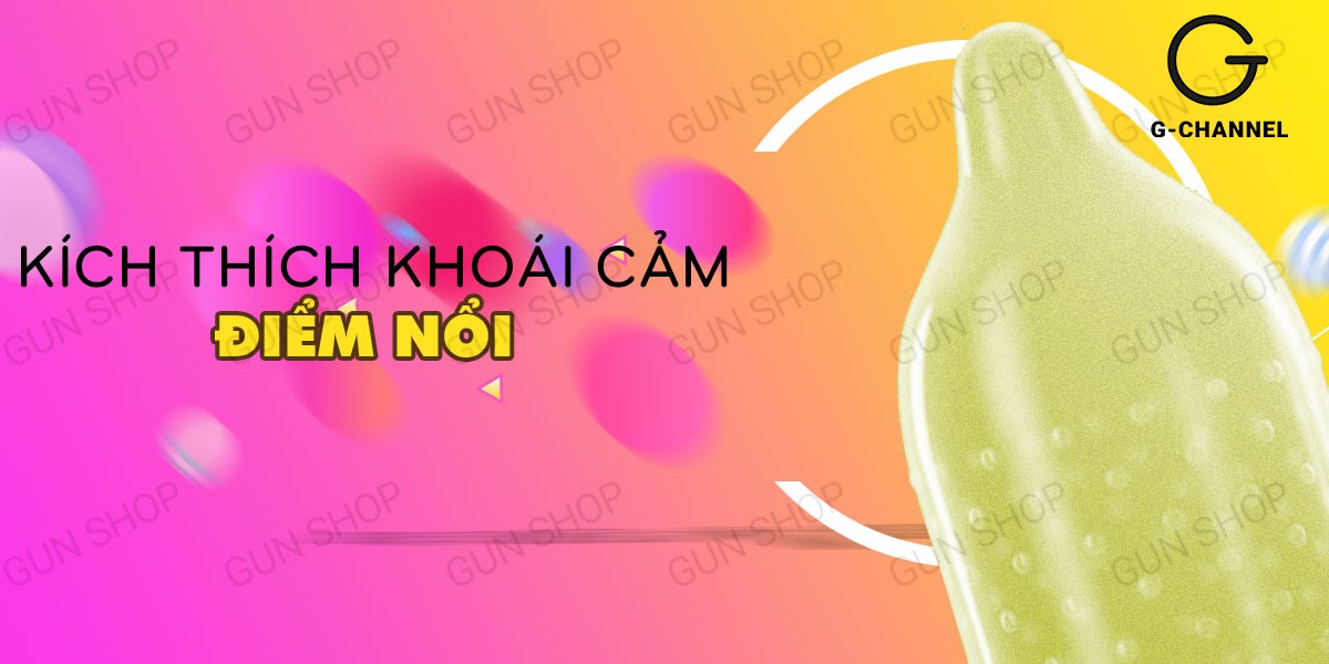 Bao Cao Su Gallant Siêu Mỏng Điểm Nổi Kích Thích - Hộp 2x3 Cái