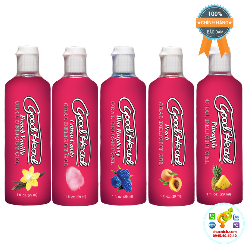 Bộ 5 gel oral sex hương vị độc đáo kích thích cảm xúc GoodHead
