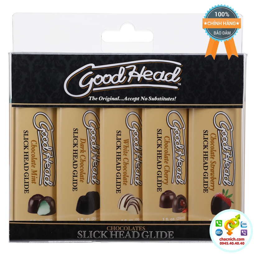 Gel bôi trơn hương Socola GoodHead hỗ trợ quan hệ miệng