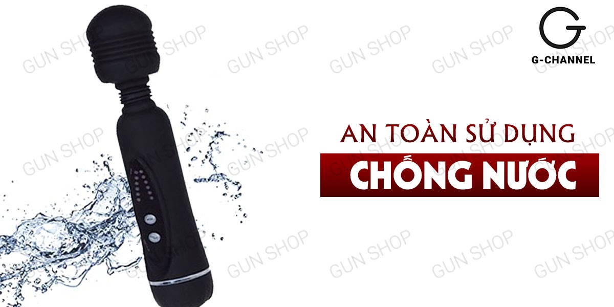 Cây massage mini rung Power Wand 12 chế độ, thư giãn tăng khoái cảm