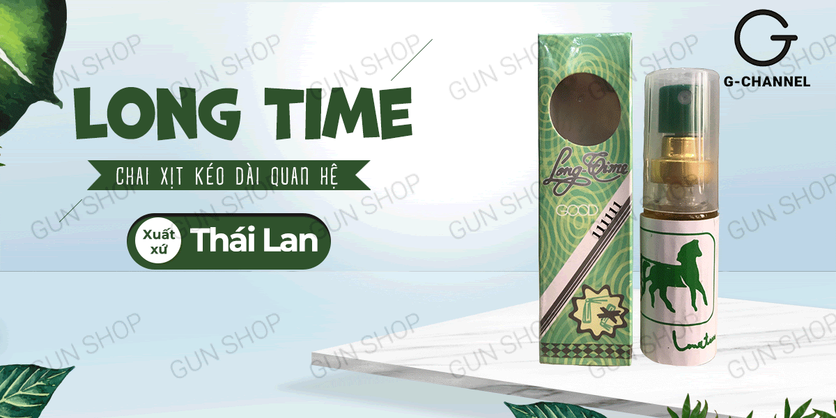 Chai xịt Longtime Thái Lan 5ml tăng cường bền bỉ kéo dài