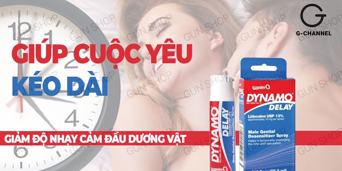 Dynamo Delay Xịt Kéo Dài 22ml Chính Hãng Mỹ Giá Tốt
