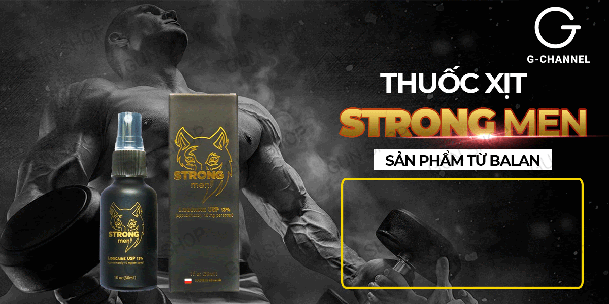 Chai xịt Balan Strong men 30ml tăng cường sinh lý kéo dài lâu