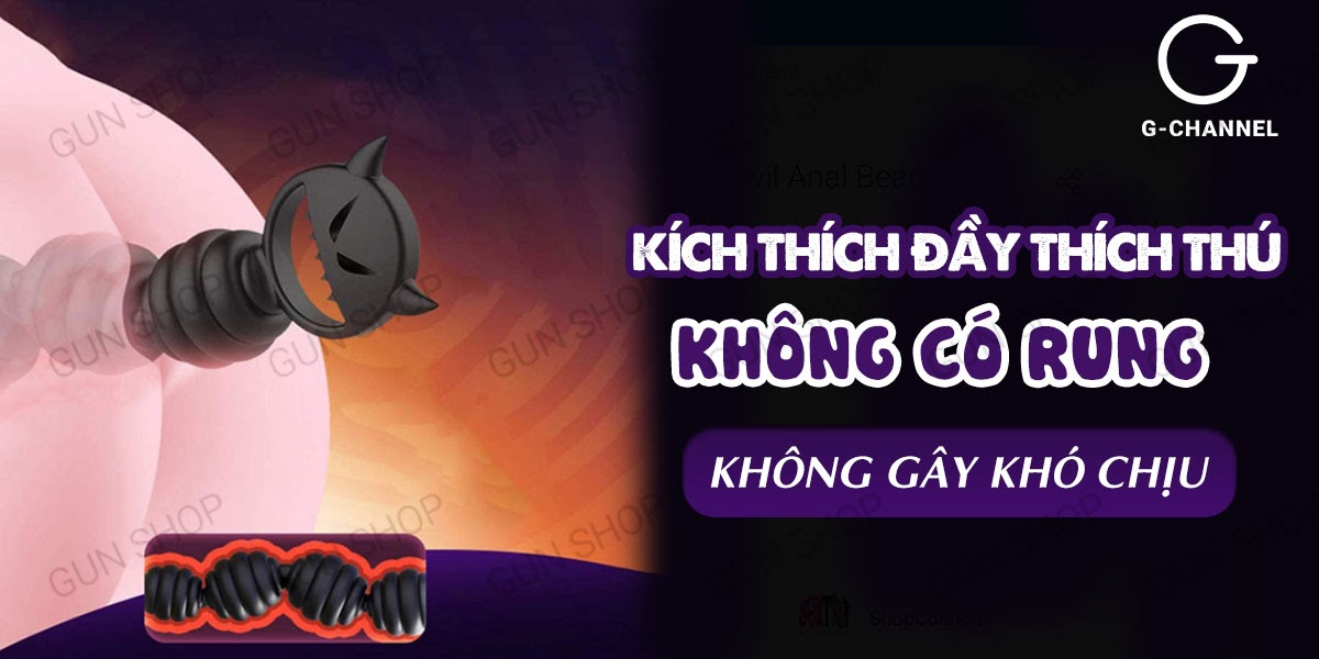 Đánh giá Chuỗi hạt kích thích hậu môn 17 cm - Leten Devil Anal Bead  hàng mới về