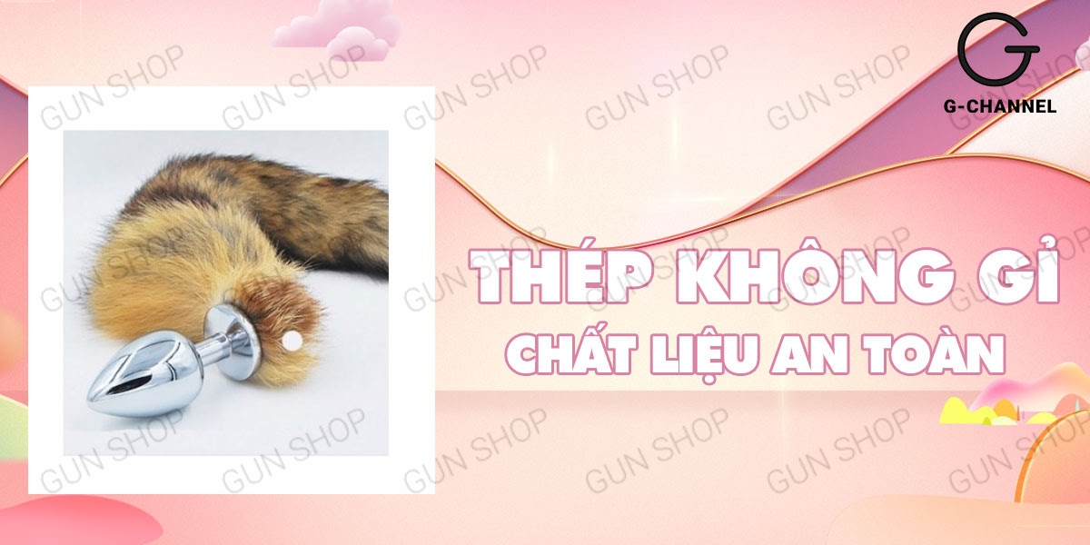 Đuôi cáo inox kích thích hậu môn chất liệu bền đẹp cho bạn