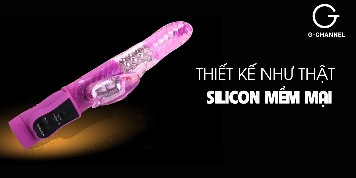 Dương Vật Giả 2 Đầu Rung Xoay Đa Hướng Kích Thích Mạnh Mẽ