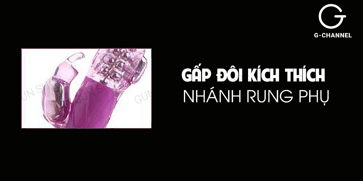 Dương Vật Giả 2 Đầu Rung Xoay Đa Hướng Kích Thích Mạnh Mẽ