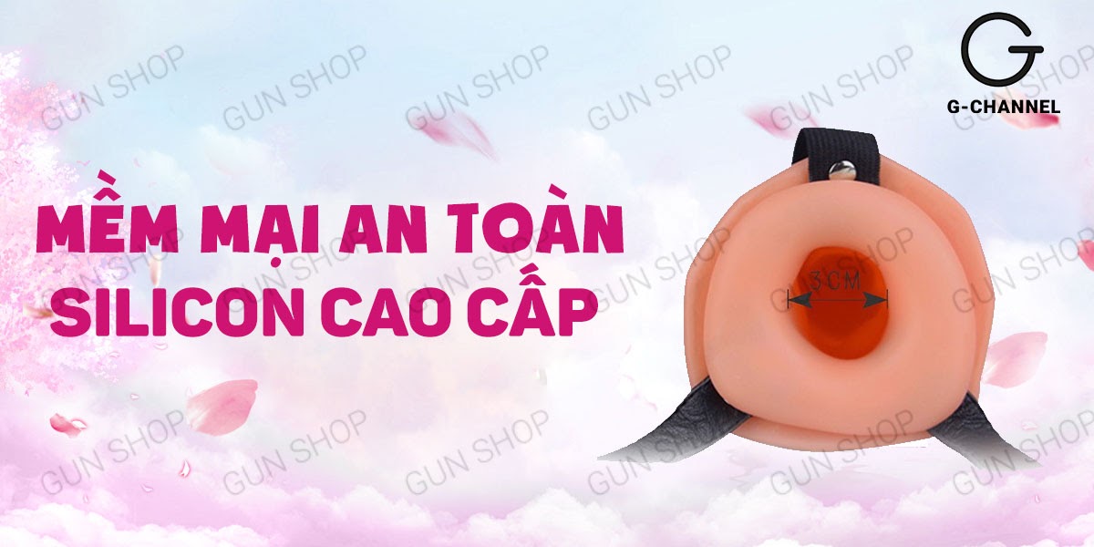 Lovetoy Unisex Dương Vật Giả 2 Đầu Rung Dây Đeo Pin Siêu Bốc