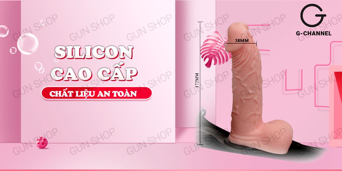 Sỉ Dương vật giả cao cấp có dây đeo và bơm tăng kích thước - Baile Trap-on  nhập khẩu