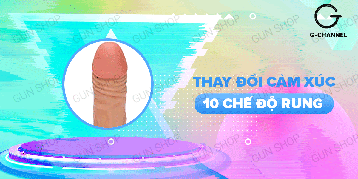 Dương vật giả dây đeo 7 chế độ rung kích thích cực đỉnh Loveaider