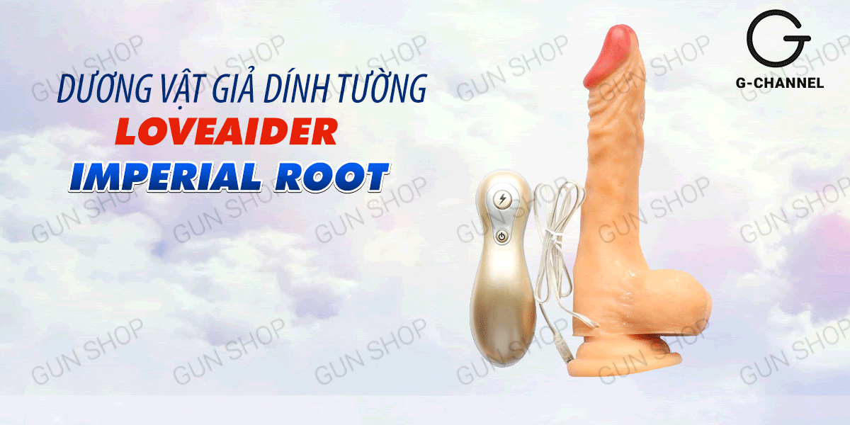 Dương Vật Giả Dính Tường Loveaider Kích Thích Mạnh Mẽ