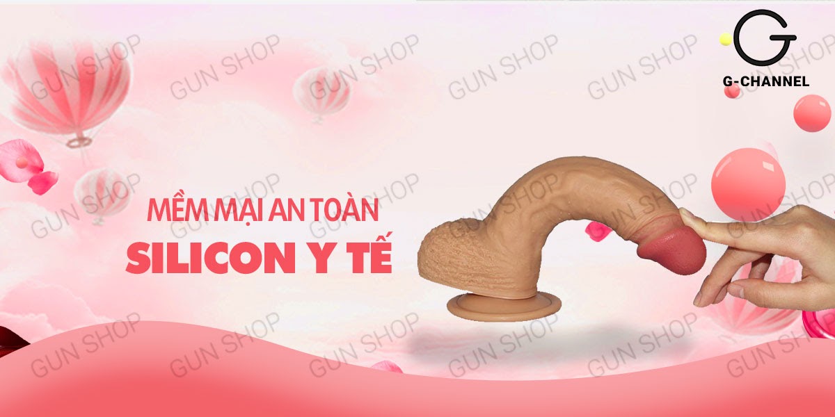 Dương vật giả dính tường 18cm Lovetoy cao cấp đa năng