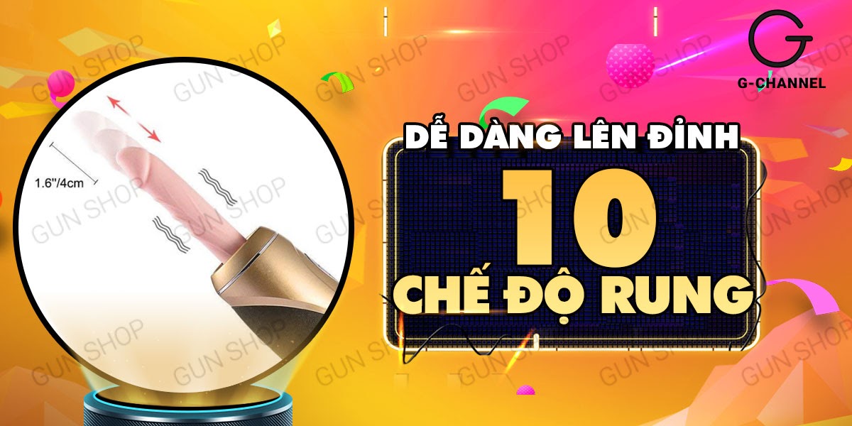 Dương vật giả xoay 360 độ nhiệt độ cao thụt cực mạnh Stroking Man III Gold