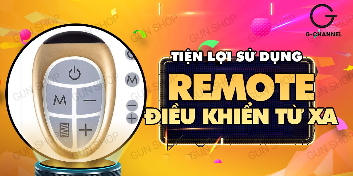 Dương vật giả xoay 360 độ nhiệt độ cao thụt cực mạnh Stroking Man III Gold