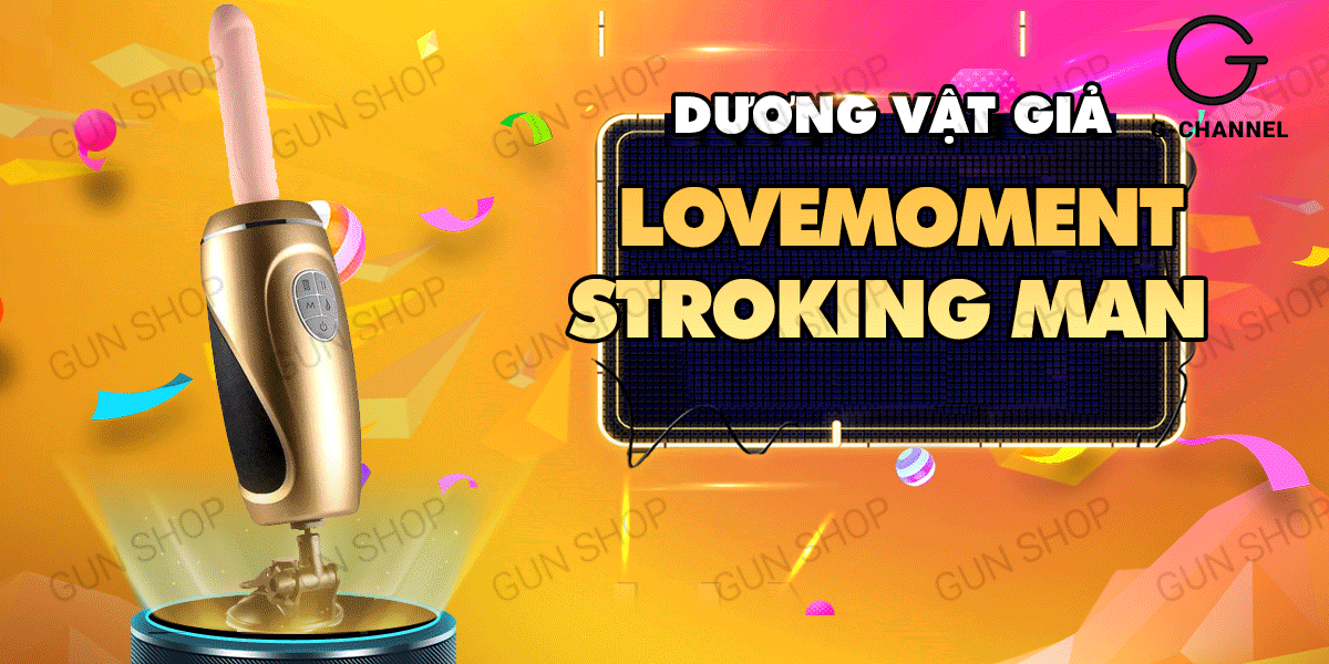 Dương vật giả xoay 360 độ nhiệt độ cao thụt cực mạnh Stroking Man III Gold