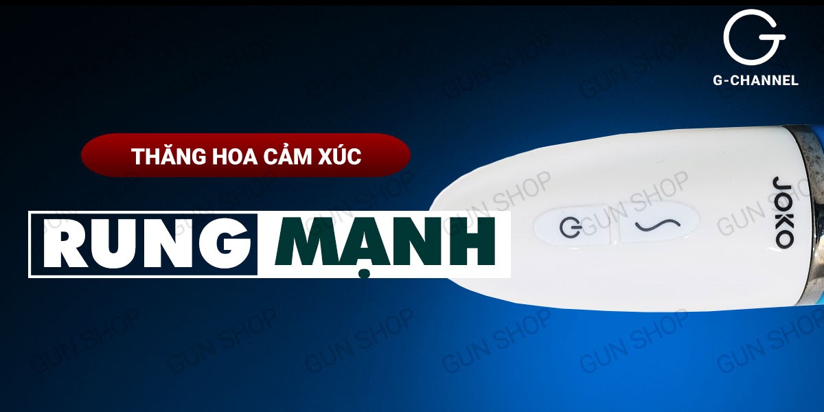 Máy rung đa chế độ chống nước, kích thích siêu mạnh Joko