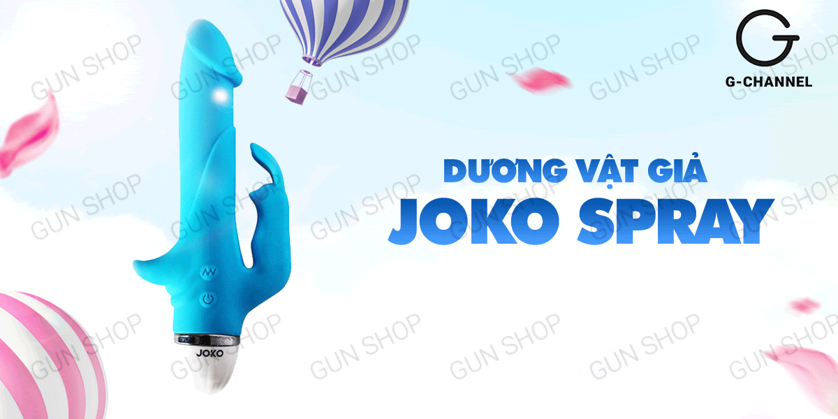 Dương vật giả rung đa chế độ pin Joko Spray tăng khoái cảm